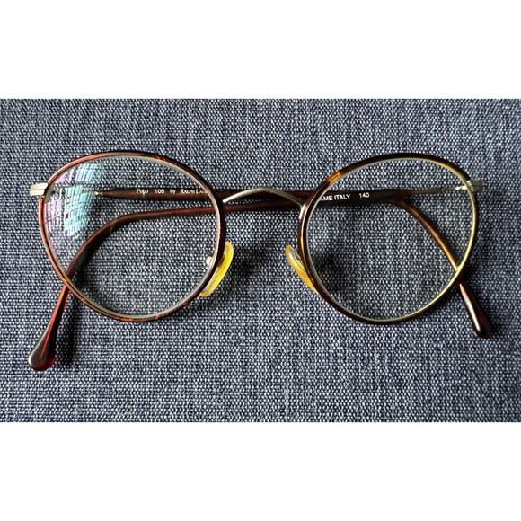 Vintage Polo RL Eyeglasses – Made in Italy, Tortoise & Silver, 140mm - Picture 1 of 8